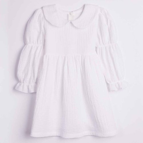 Vestito bambina Nicol 224285 mussola 100% cotone manica lunga