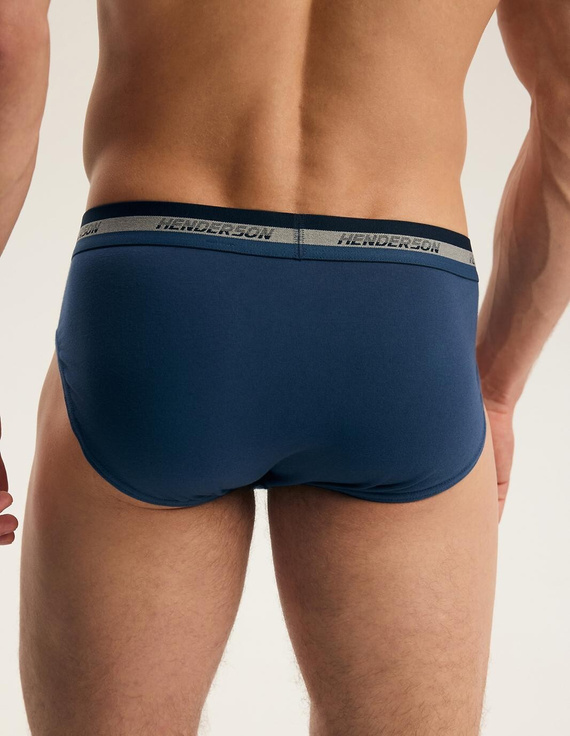 Slips da uomo Henderson Far 45787 2 pezzi in cotone grigio e jeans