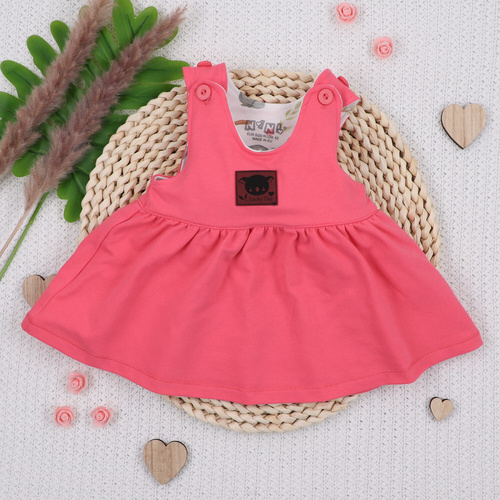 Vestito neonata Nini Sweet Koala 95% cotone biologico Made in Polonia