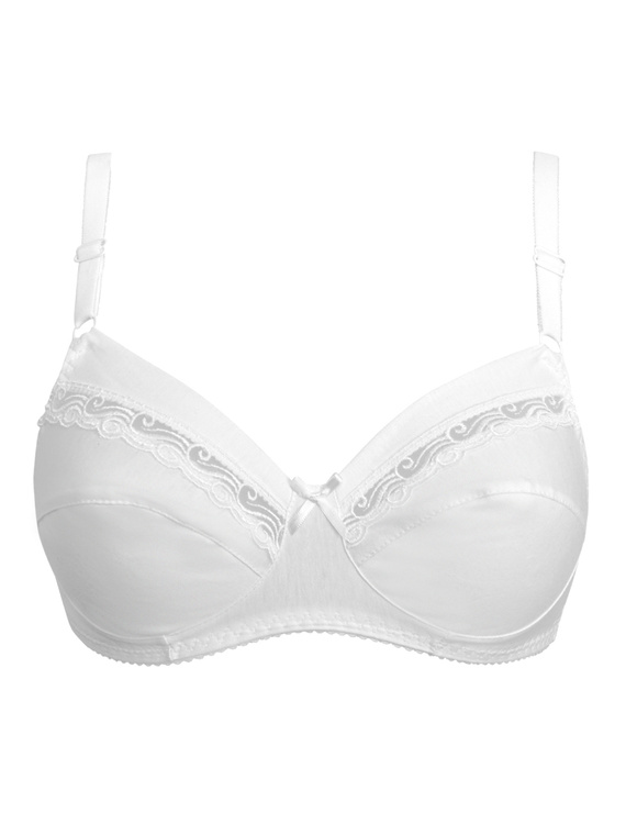 190 Reggiseno in cotone Falck - morbido, senza ferretto Sielei bianco