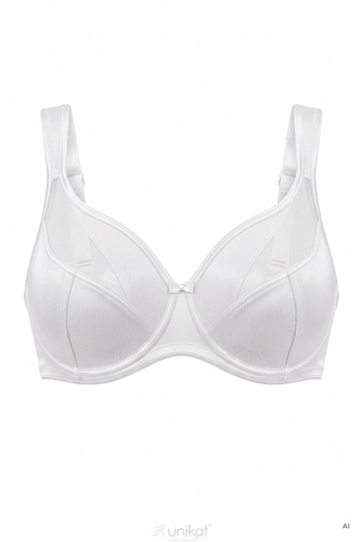 Reggiseno Mira Unikat modellante leggero con spalline regolabili - bianco