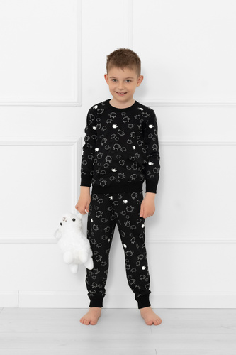 Pigiama per bambini Wito - MEGA SOFT cotone, montone, manica lunga e pantaloni Moda italiana