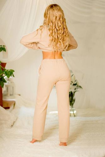 Pantaloni della tuta Antao Kalimo - beige
