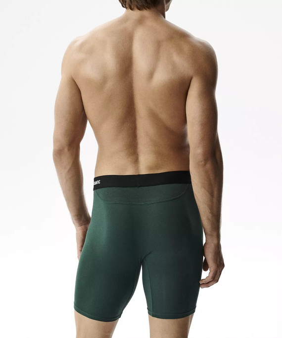 Boxer da uomo Atlantic Bamboo 2MH-1209 verde-grafite Performance – confezione da 2, in bambù