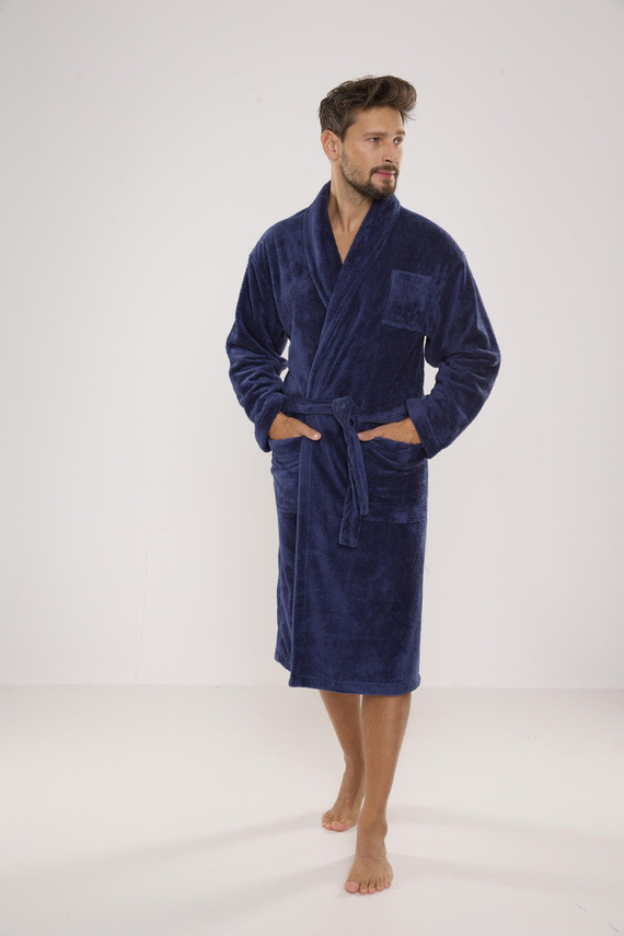 811 Accappatoio in felpa da uomo De Lafense - denim