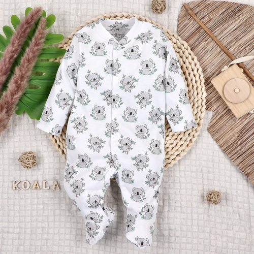 ABN-5206 Pagliaccetto neonato Nini Sweet Koala 100% cotone organico