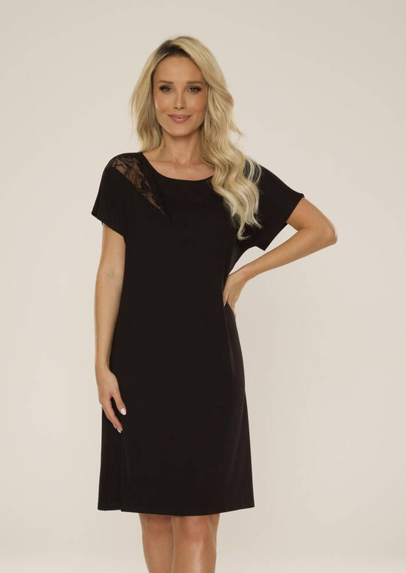 737 Camicia da notte Velar Forex - nero