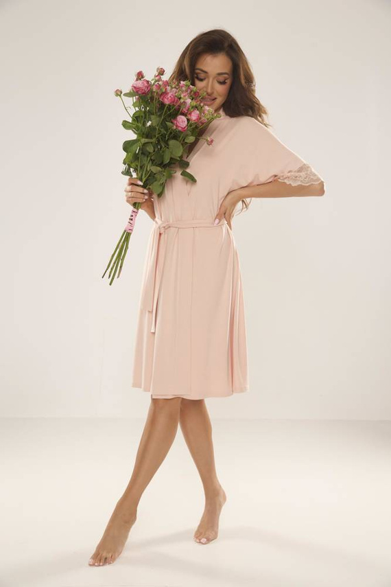 643 Noela Accappatoio da donna De Lafense - beige