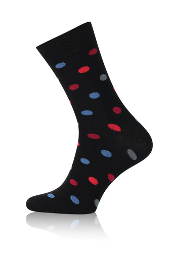 M21 Calze lunghe da uomo Italian Fashion - nero/bordeaux/grafite