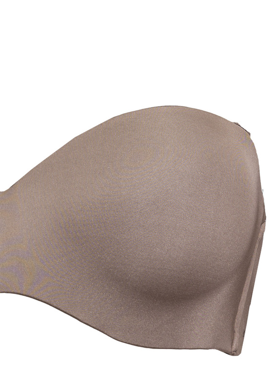 1580 Reggiseno push-up Fantastic - a fascia, microfibra Sielei grigio