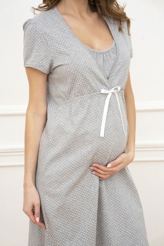 Camicia Joy Gravidanza e Allattamento Moda Italiana- melange