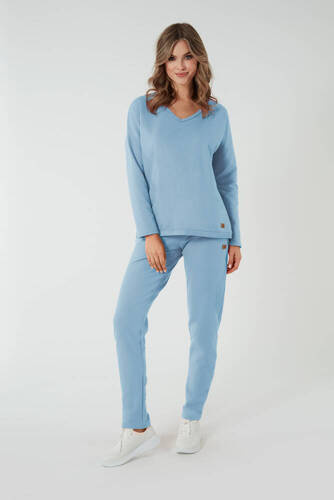 Pantaloni Stella Donna Moda Italiana - blu