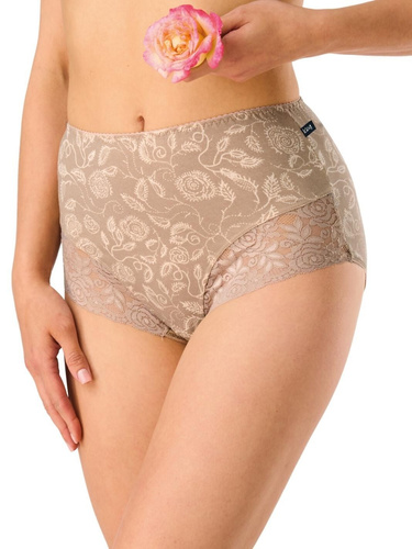 Figi LPF 599 Key beige-mocca maxi bikini – Comfort ed eleganza in cotone di alta qualità