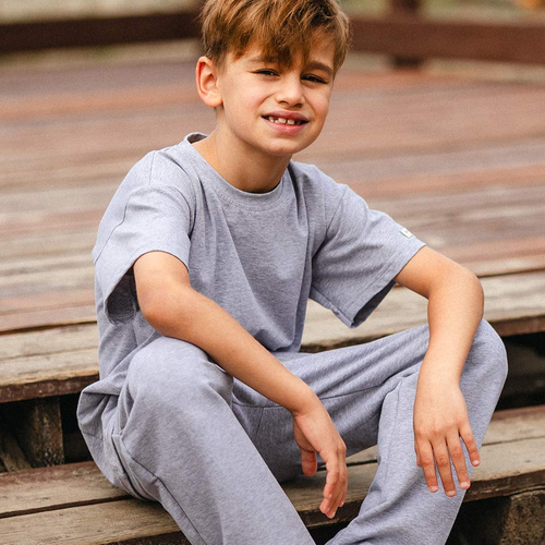 T-shirt bambino oversize Eevi Simply Comfy 100% cotone