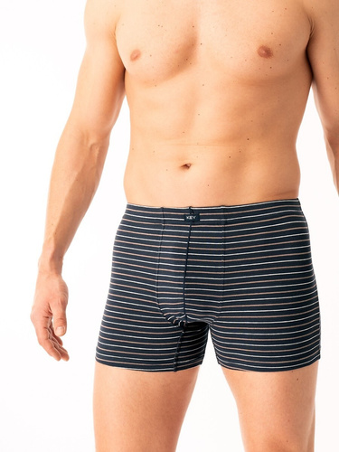 Boxer da uomo Key MXH 311 blu navy - cotone, confortevole e traspirante