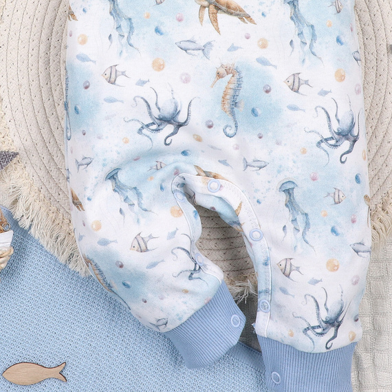 ABN-5452 Ramponi per bambini Sea Of Joy Nini - cotone organico, comodi bottoni a pressione