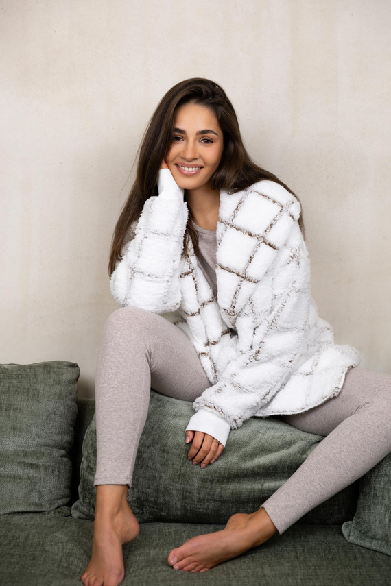 Sensis Delphine - Cardigan a righe bianche