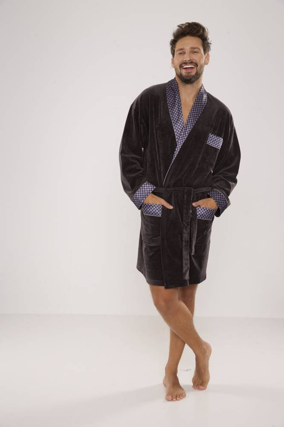 772 Accappatoio Bonjour da uomo in forex - grafite