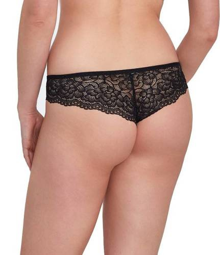 GFT 003 Mutandine brasiliane Georgia Gaia donna - nero