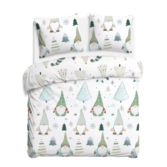 Biancheria da letto in flanella Darymex 31517/1 gnomi 100% cotone 160 g/m²