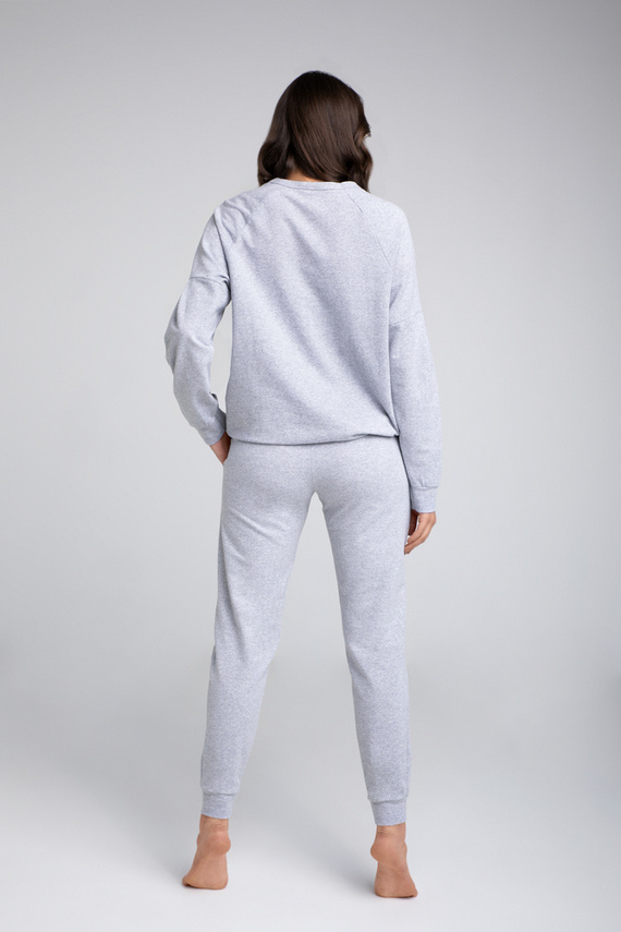 Parma Donna Set manica lunga, pantaloni Moda Italiana - grigio