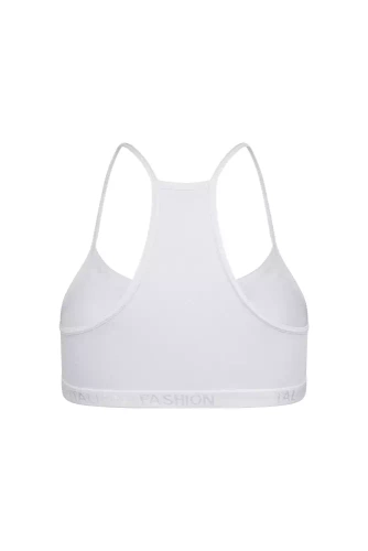 Nikola Reggiseno per bambine, spalline strette Moda italiana - bianco