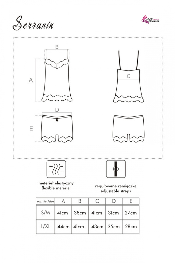 Serranin LC 90556 Donna set LivCo Corsetti Moda