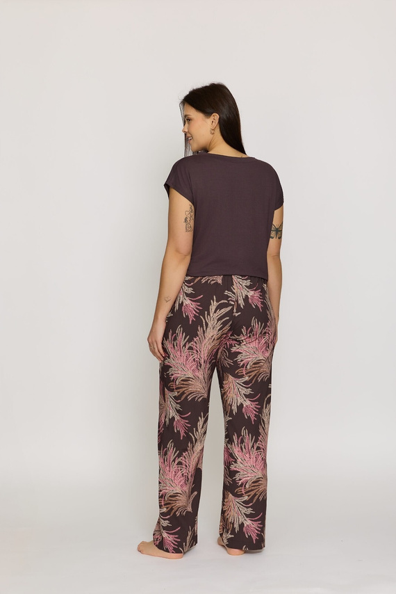 Pantaloni pigiama Mila PDX1 Nipplex – viscosa, tasche, comfort
