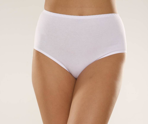 018 Sara Slip a vita alta De lafense - bianco