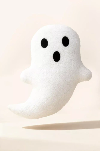 Boucle ghost Cuscino decorativo Spod Igły i Nitki - bianco 28x40 cm, decorazione per Halloween e autunno