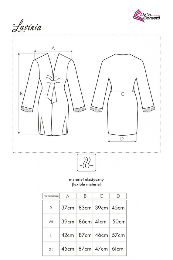 Lavinia LC 90023 Vestaglia da donna LivCo Corsetti