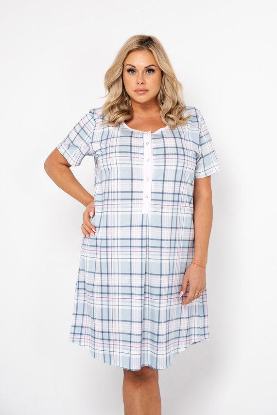 Camicia da notte Allison a maniche corte Moda italiana - stampa