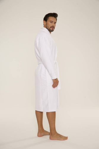 735 Vestaglia da uomo Manuele De Lafense - bianco