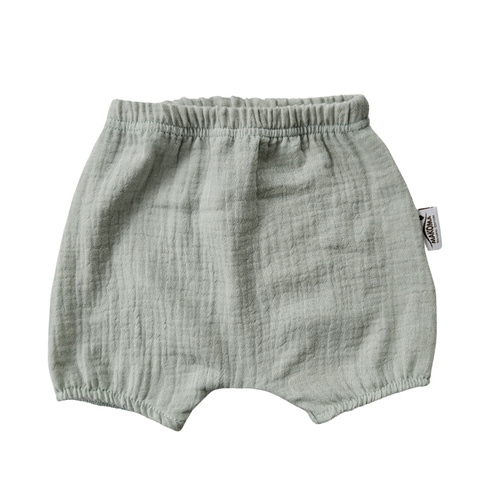 Baby Bloomers Just Muslin 40235M Makoma menta 100% cotone mussola, su elastico