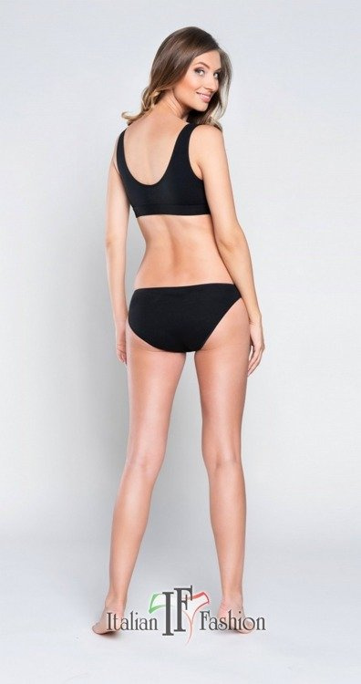 Reggiseno Lux per maternità e allattamento Italian Fashion - nero