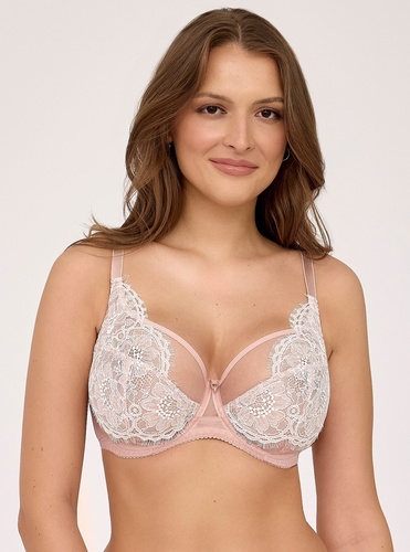 Reggiseno soft Ava 2224 Velvet Blush rosa tulle pizzo comfort
