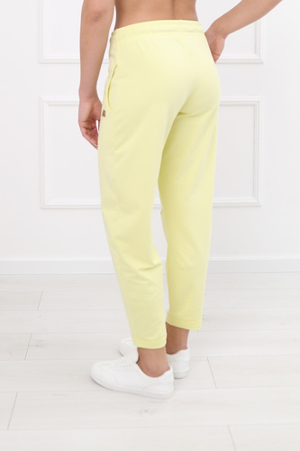 Pantaloni tuta Kaori Italian Fashion cotone giallo