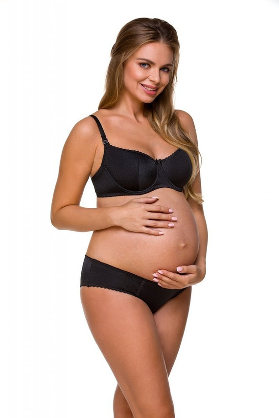 1381 Reggiseno per allattamento Lupoline - nero