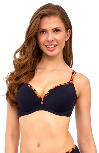 Sofia Big Black Lupoline reggiseno da bagno con ferretto per seni più grandi