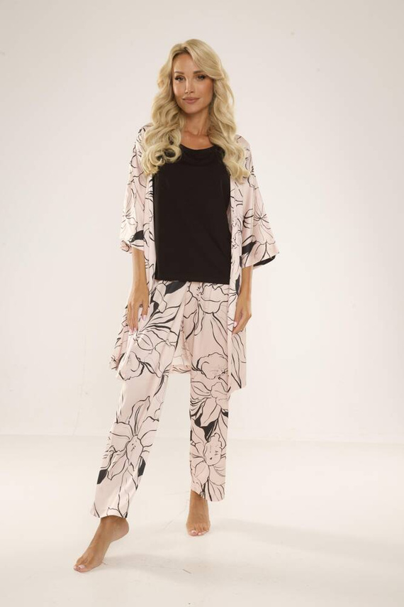 722 Lurdes Pigiama da donna De Lafense - beige