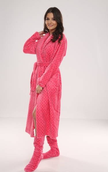 548 Melanie Vestaglia lunga da donna Forex - lampone