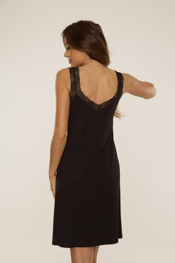 771 Camicia da notte Hazel De Lafense - nero