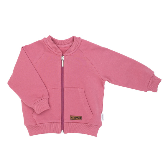 216272 Felpa Lala Nicol - felpa con zip rosa per bambini, taglia 62-146