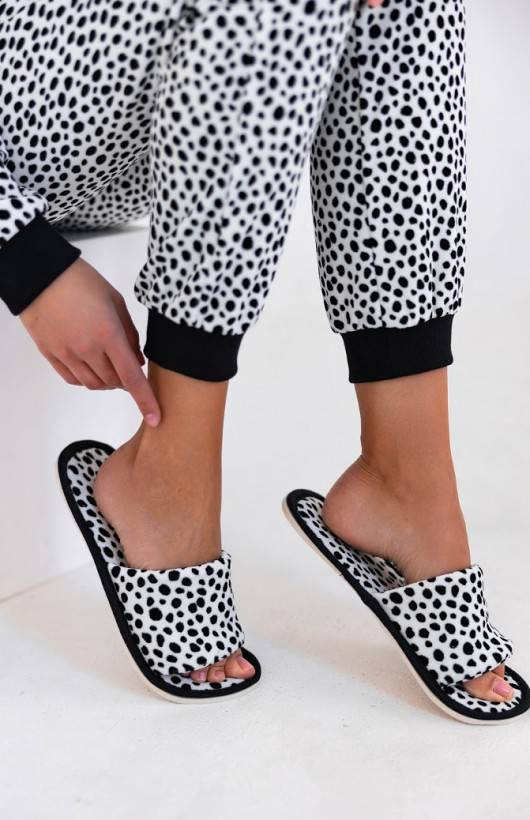 Cruella Tuta da donna in velour Sensis - bianco-nero