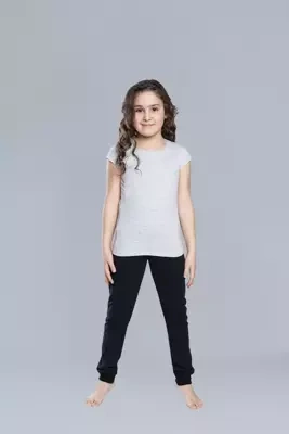 T-shirt Tola per bambina, manica corta Moda italiana - melange