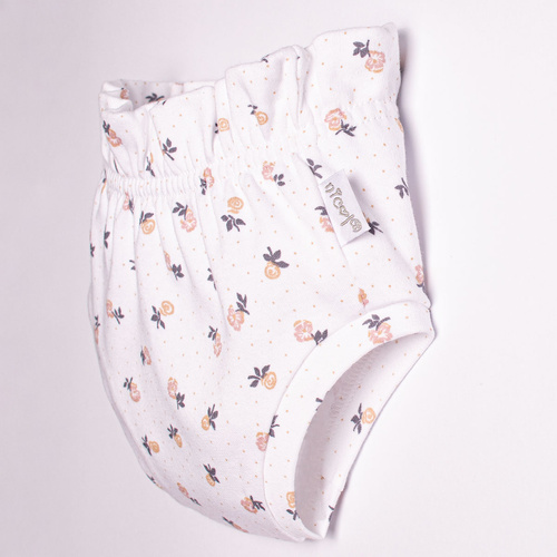 Bloomers Nicol 220087 2-pack per neonati, cotone Oeko-Tex, rosa con fiori