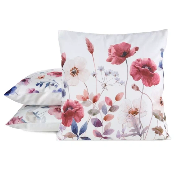 Fodera cuscino 45x45 Mink 36 Eurofirany velluto fiori