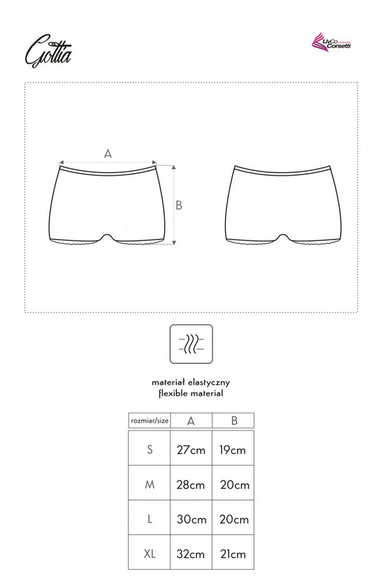 Gottia LC 6051 Pantaloncini donna LivCo Corsetti Moda bianco