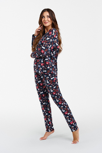 Cookies Pigiama da donna a maniche lunghe e pantaloni lunghi Moda italiana - stampa