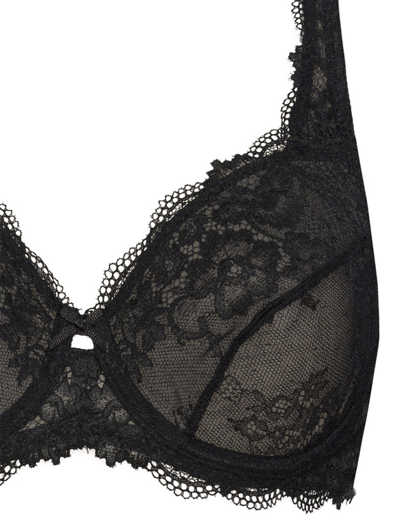 2442 Reggiseno Wonderlace - pizzo, morbido, con ferretto e regolabile Sielei nero